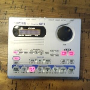 Boss Dr Rhythm DR-3 Drum Machine Silver Rhythm Section **READ** a9
